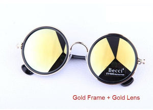 Round Circle Sunglasses Women Retro