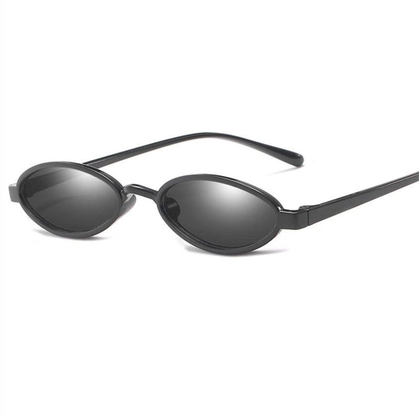 NYWOOH Small Oval Sunglasses