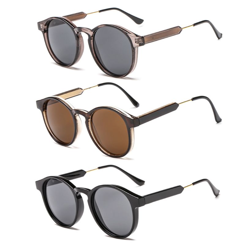 2019 Fashion Retro Round Sun Glasses