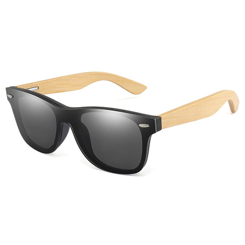 Bamboo Wood Frame  Women Sunglasses