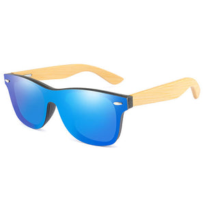 Bamboo Wood Frame  Women Sunglasses