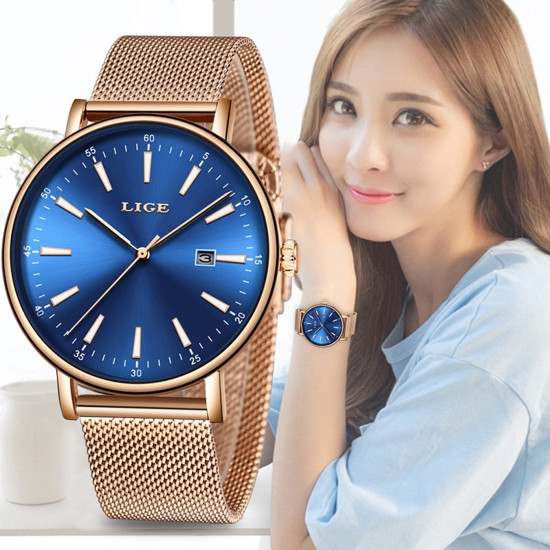LIGE Wrist Watch Women